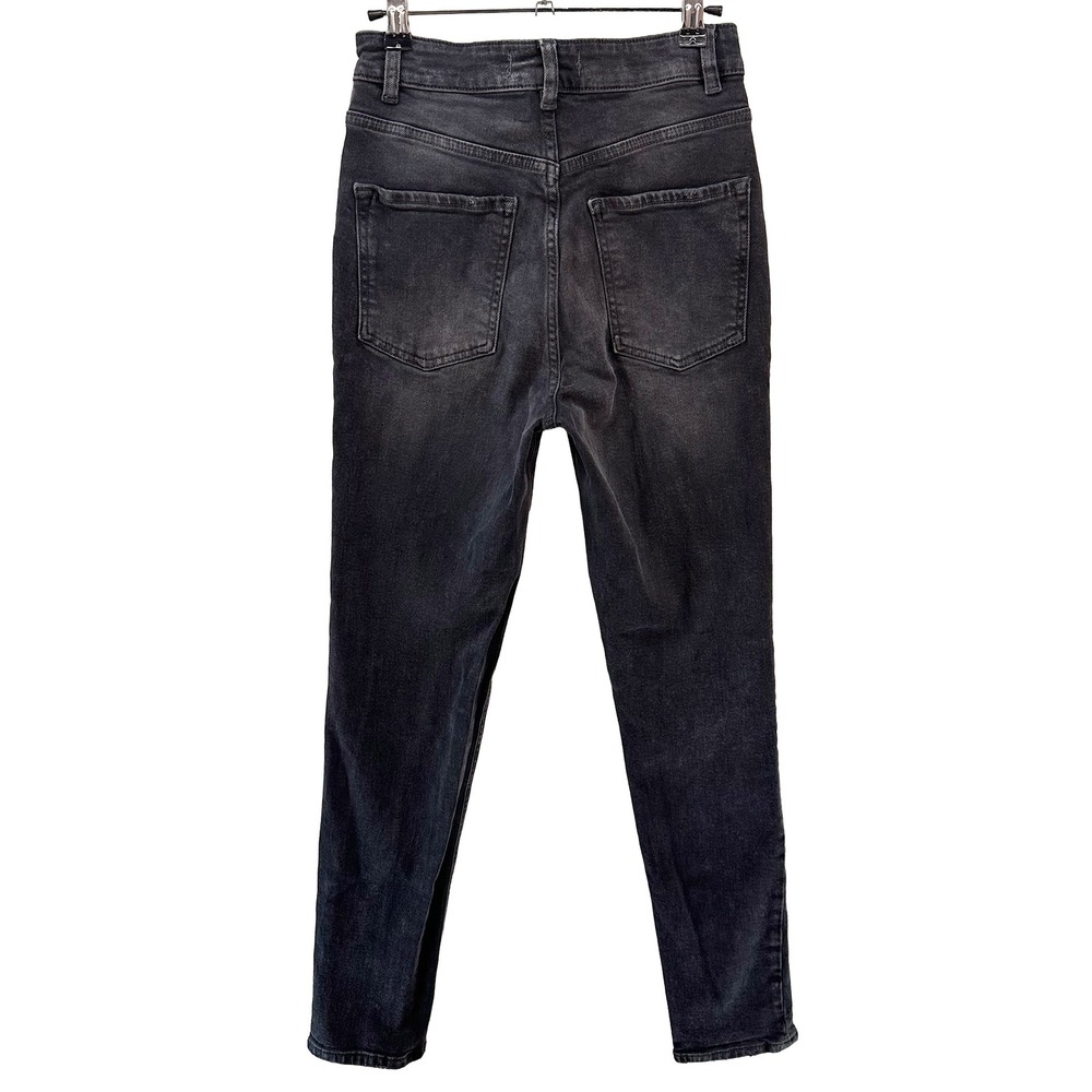 WE THE FREE Women's High Rise Button Fly Slim Boyfriend Jeans • 26 • black
grey - Picture 4 of 8